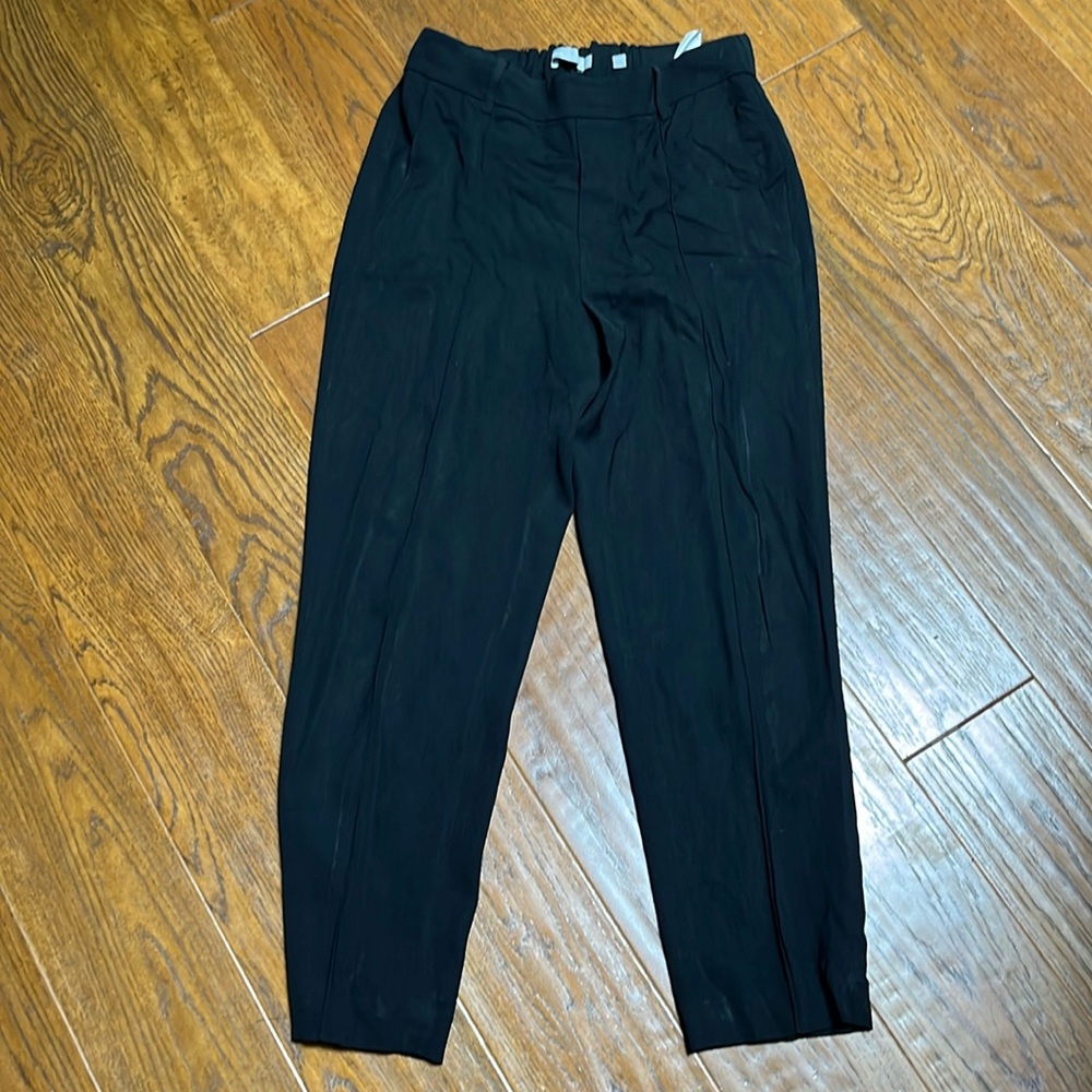 Vince Black Tailored High-Waist Trousers‎